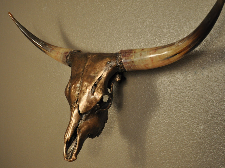WILD ROSE - 3' 6" Longhorn Skull