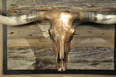 DOLLY DIAMOND - 6' 2" Longhorn Skull