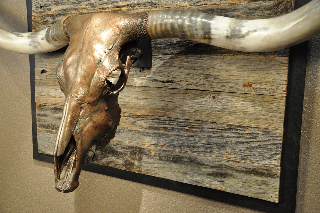 DOLLY DIAMOND - 6' 2" Longhorn Skull