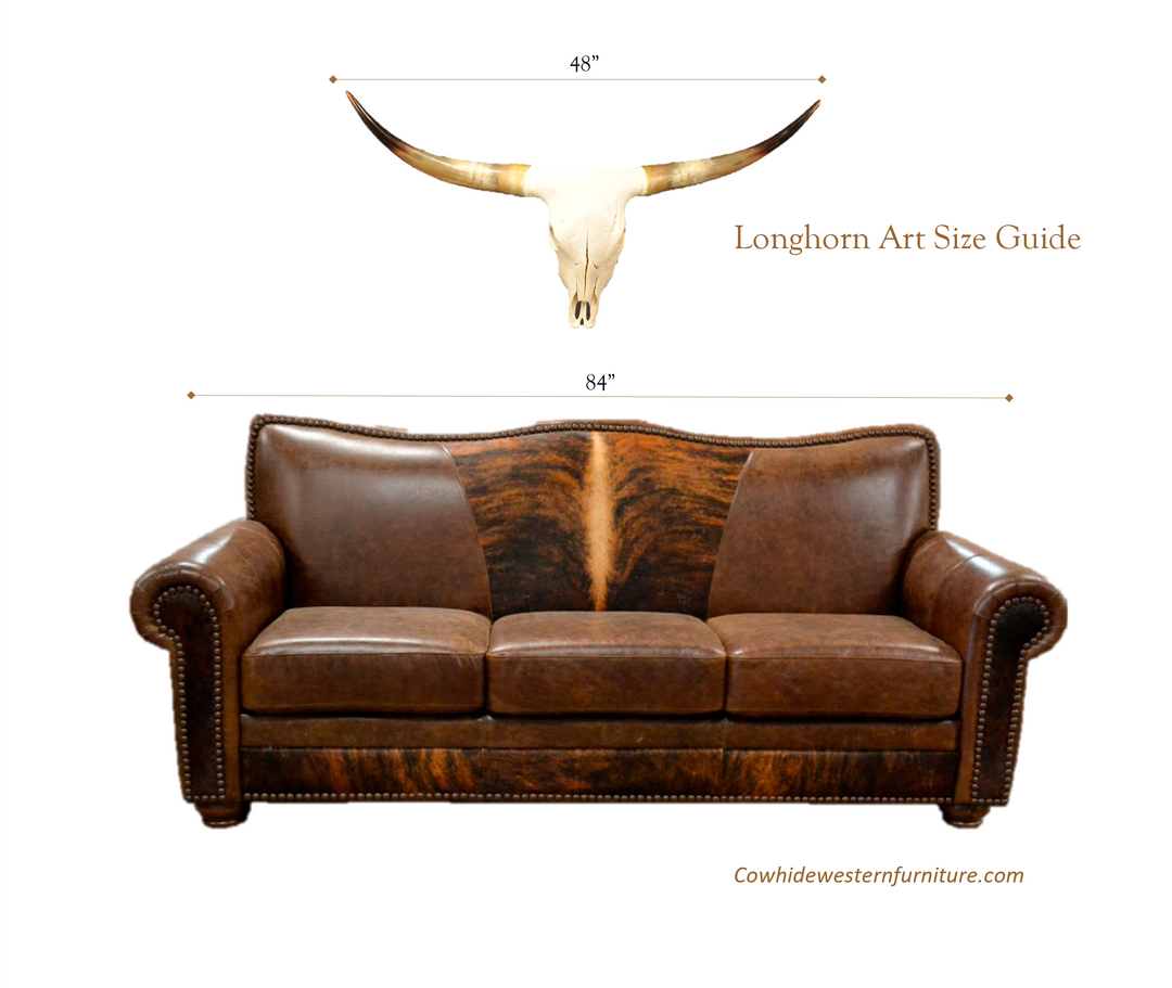 CROOKED - 4' Longhorn Skull