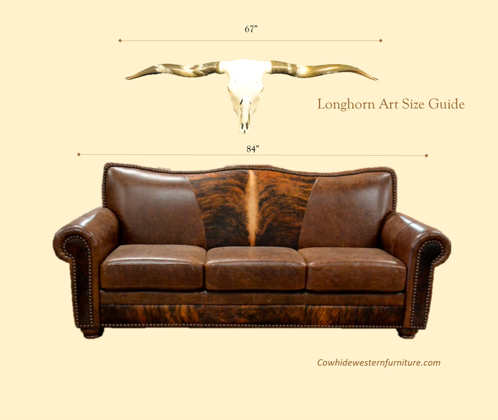 OLIVE TWIST - 5' 7" Longhorn Skull